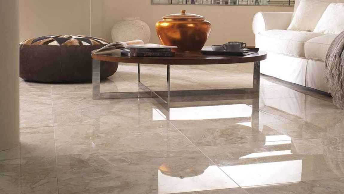 Polished Tiles And Glazed Tile, Modern Floor Tiles Design For Small Living Room